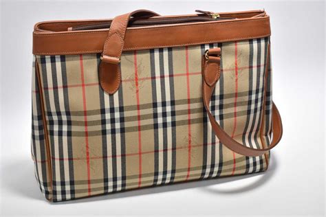 classic check burberry bag|authentic vintage Burberry bag.